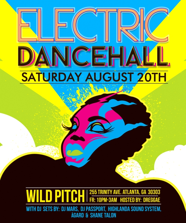 Electric Dancehall Atlanta original artwork